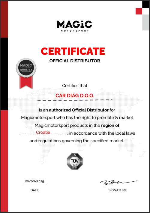 MAGIC Certificate Official Distributor